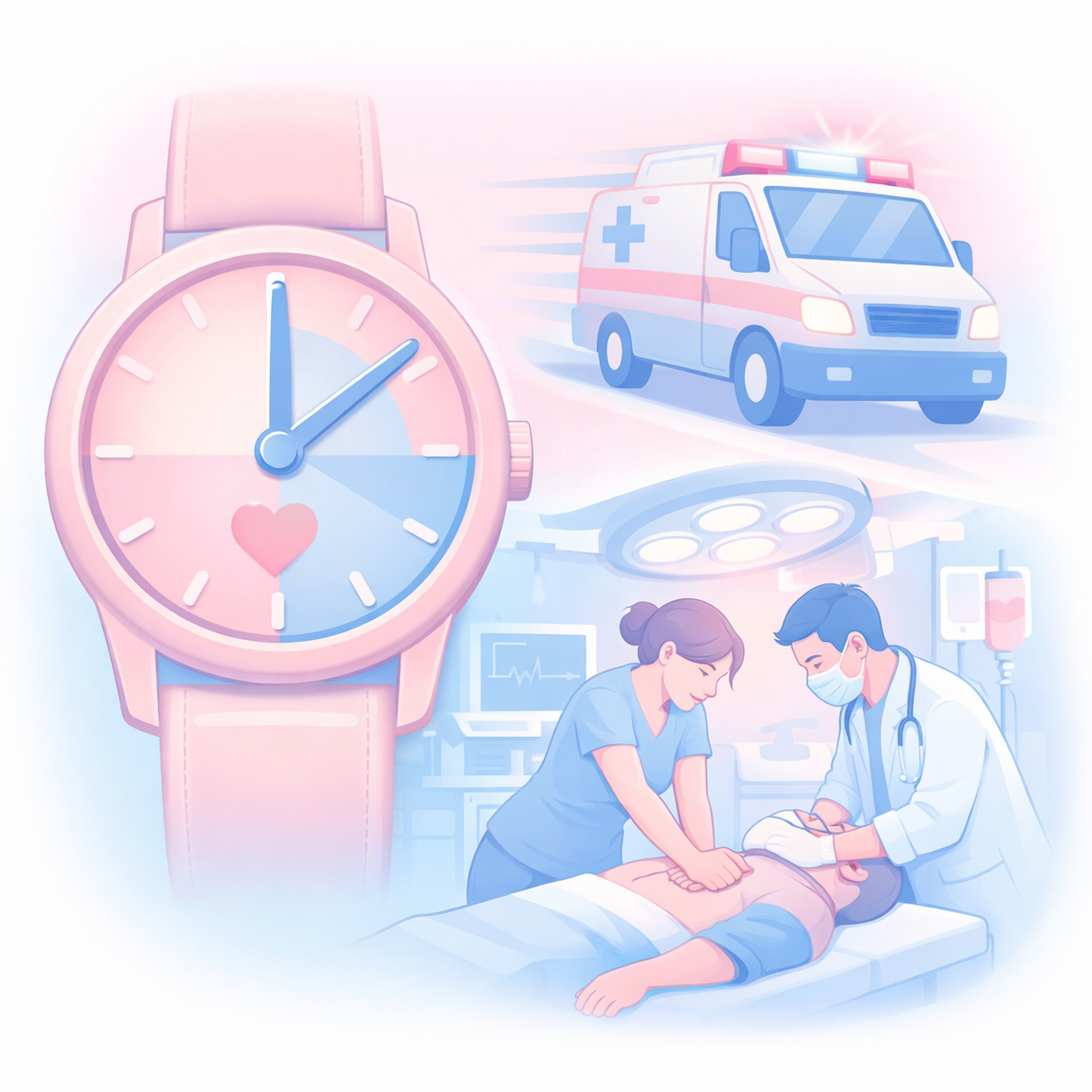 Golden hour — watch, ambulance, medical care
