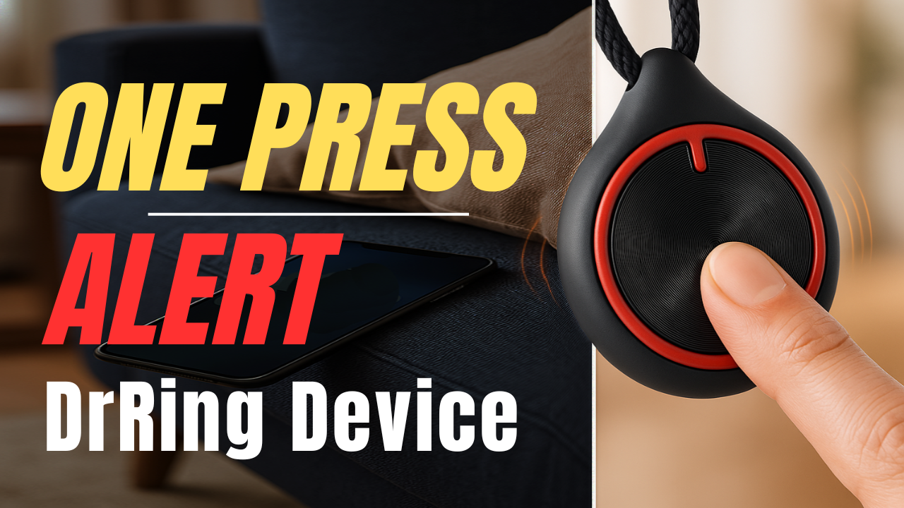 Senior pressing DrRing button