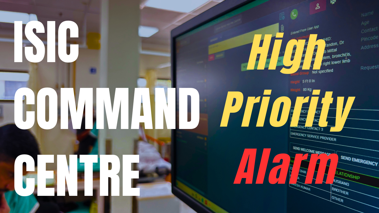 ISIC ER Command Centre dashboard