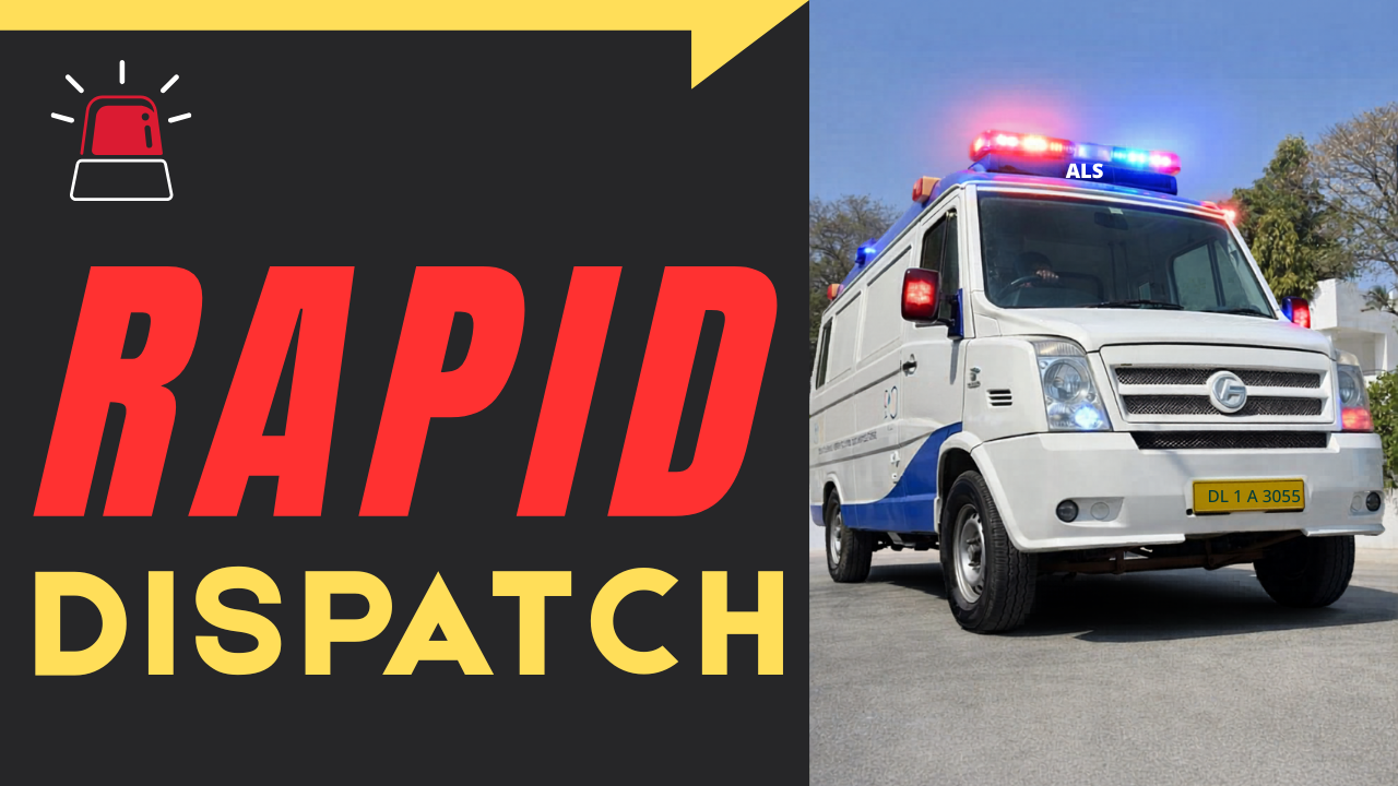 ISIC ALS ambulance dispatched