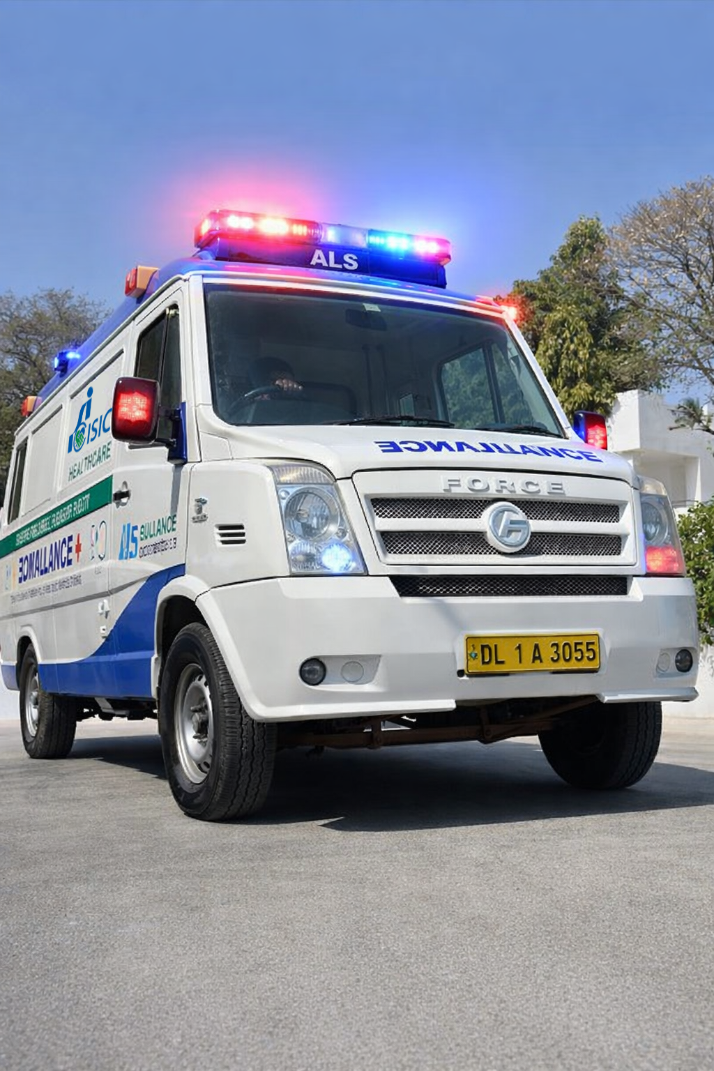 ISIC ALS ambulance dispatched